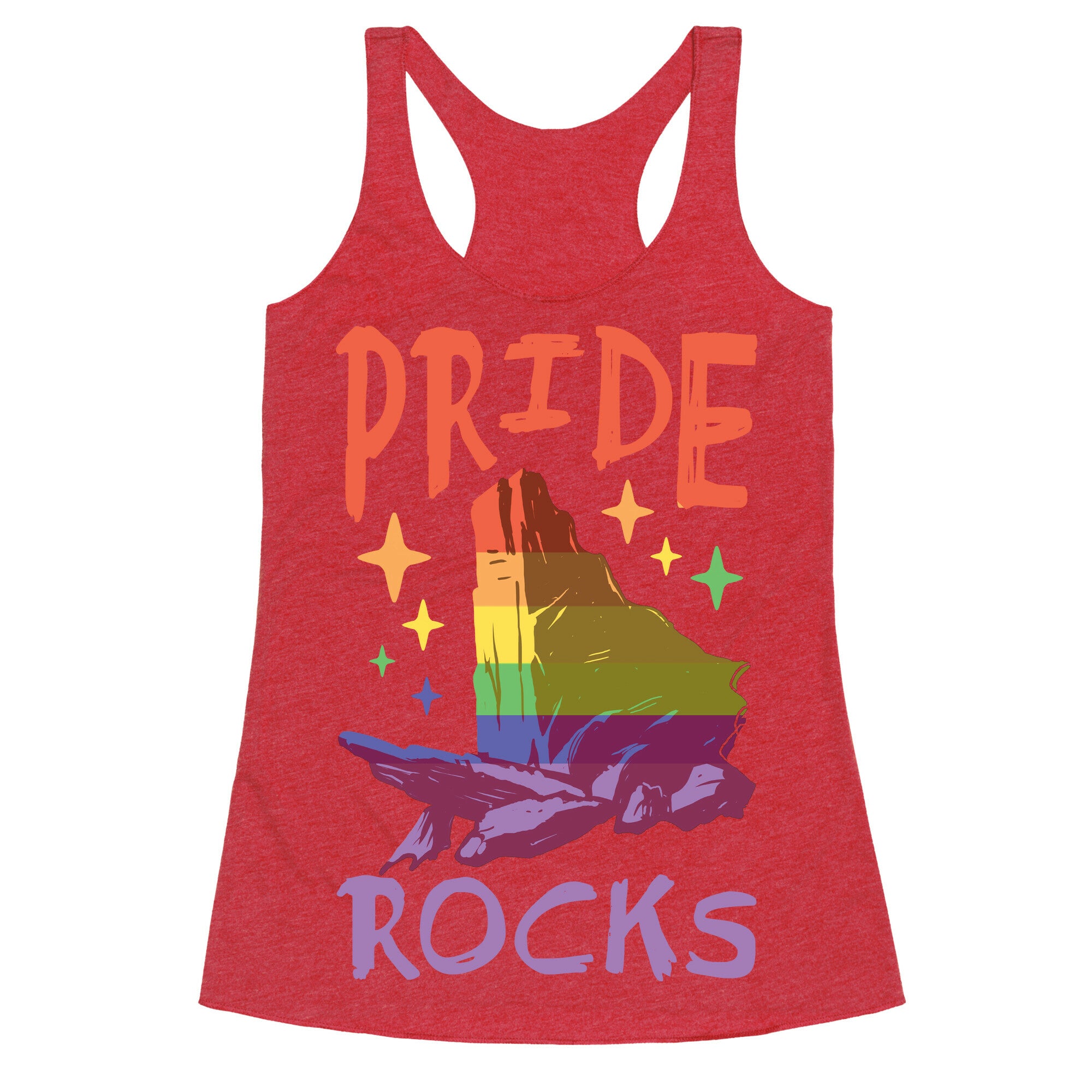Pride Rocks Racerback Tank